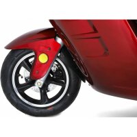 Cruise Kabinenroller 45km/h EEC 2 Stk. Lithium Akku 60AH-Rot