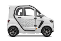 E-GO! eK4 4kW Elektroauto EEC 45km/h Blei-Gel 60V 125AH-Schwarz-Matt