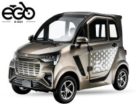 E-GO! eK4 4kW Elektroauto EEC 45km/h Blei-Gel 60V 125AH-Schwarz-Matt