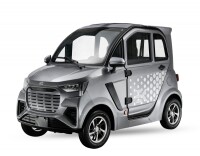 E-GO! eK4 4kW Elektroauto EEC 45km/h Blei-Gel 60V 125AH-Schwarz-Matt
