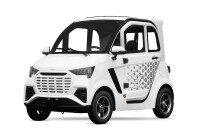 E-GO! eK4 4kW Elektroauto EEC 45km/h Blei-Gel 60V 125AH-Schwarz-Matt