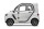 E-GO! eK4 4kW Elektroauto EEC 45km/h Blei-Gel 60V 60AH-Silber-Grau