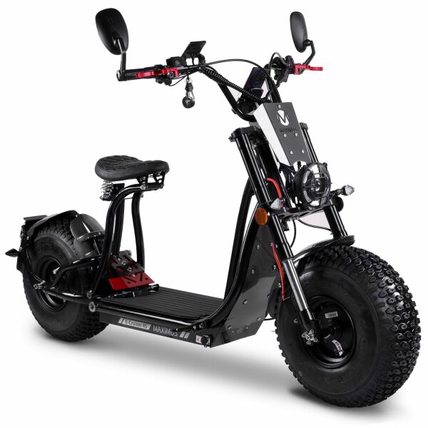 Maximus E-Cruiser MX45-2, Lithium, Schwarz, 45 km/h EEC