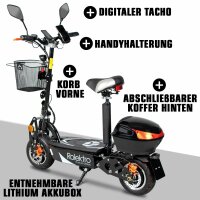 E-Joy 45 Lithium, Schwarz, 45 km/h EEC