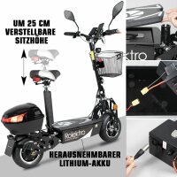 E-Joy 45 Lithium, Schwarz, 45 km/h EEC