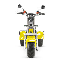 COCO TRIKE 4KW 45km/h mit Straßenzulassung EEC (2x2KW) Gelb