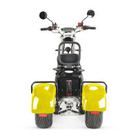 COCO TRIKE 4KW 45km/h mit Straßenzulassung EEC (2x2KW) Gelb