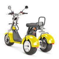 COCO TRIKE 4KW 45km/h mit Straßenzulassung EEC (2x2KW) Gelb