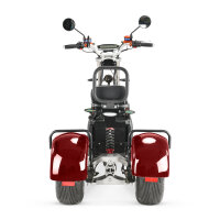 COCO TRIKE 4KW 45km/h mit Straßenzulassung EEC (2x2KW) Rot