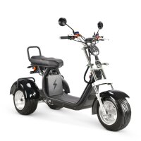 COCO TRIKE 4KW 45km/h mit Straßenzulassung EEC (2x2KW) Schwarz