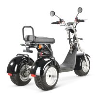COCO TRIKE 4KW 45km/h mit Straßenzulassung EEC (2x2KW) Schwarz