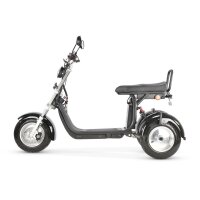 COCO TRIKE 4KW 45km/h mit Straßenzulassung EEC (2x2KW) Schwarz
