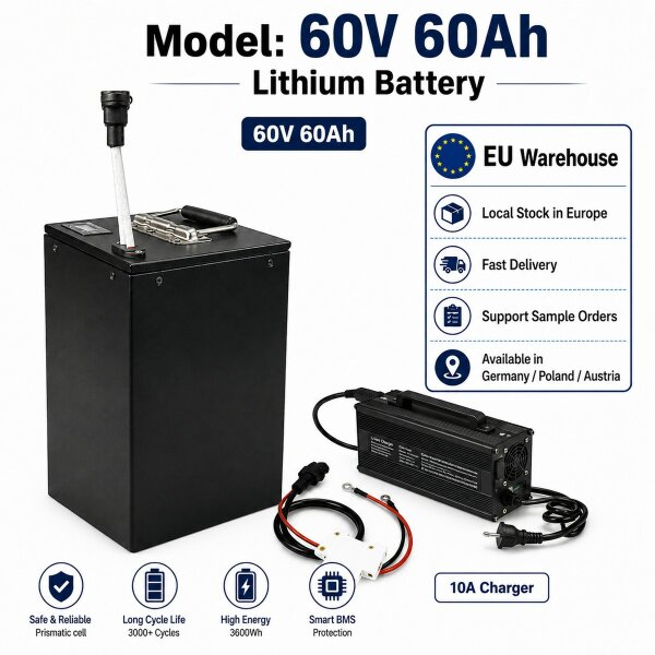 NMC-Lithium Ionen AkkuPack 60Volt 60AH