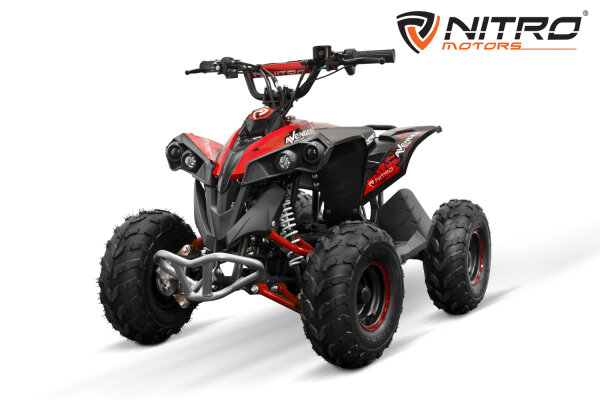 AVENGER BRUSHLESS 1200 Watt 48 Volt 6 Zoll MINIQUAD Rot