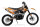 Hurricane Dirtbike 250cc 5-Gang Schaltung, Luftgekühlt