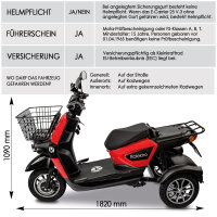 E-Carrier 25 V.3 Lithium, Rot, ohne Koffer