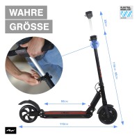 Lite One 8 Zoll 350 Watt Schwarz - Rot
