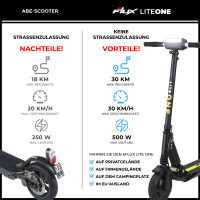 Lite One 8 Zoll 350 Watt Schwarz - Gelb