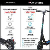 Lite One 8 Zoll 350 Watt Schwarz - Blau