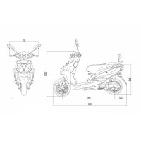 FALCON 3,4KW 72V 30AH 70kmh EEC
