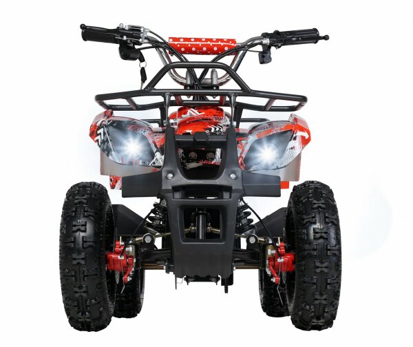 Torino 1000 Watt 36 Volt 6 Zoll Elektro-Miniquad Rot