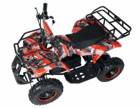 Torino 1000 Watt 36 Volt 6 Zoll Elektro-Miniquad Rot