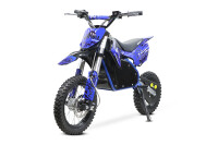 Serval Dirtbike 1200Watt 12/10 Zoll 48V 15AH Lithium Akku Blau