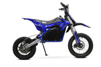 Serval Dirtbike 1200Watt 12/10 Zoll 48V 15AH Lithium Akku Blau