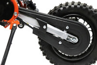 Serval Dirtbike 1200Watt 12/10 Zoll 48V 15AH Lithium Akku Blau