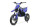 Serval Dirtbike 1200Watt 12/10 Zoll 48V 15AH Lithium Akku Blau