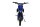 Serval Dirtbike 1200Watt 12/10 Zoll 48V 15AH Lithium Akku Blau