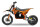 Serval Dirtbike 1200Watt 12/10 Zoll 48V 15AH Lithium Akku Blau