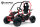 CROSSER Elektro Kinder Buggy 1000Watt 36Volt 6Zoll Offroad Rot