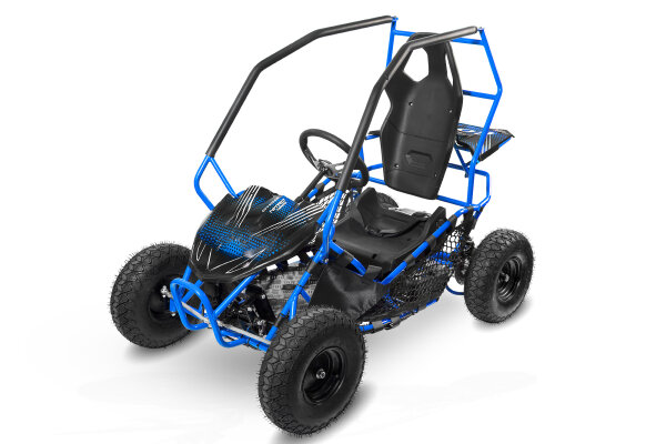 RACER Elektro Kinder Buggy 1000Watt 36Volt 6Zoll Offroad Blau