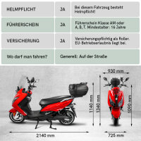 Maximus MX2-45 3KW 60V 45km/h EEC