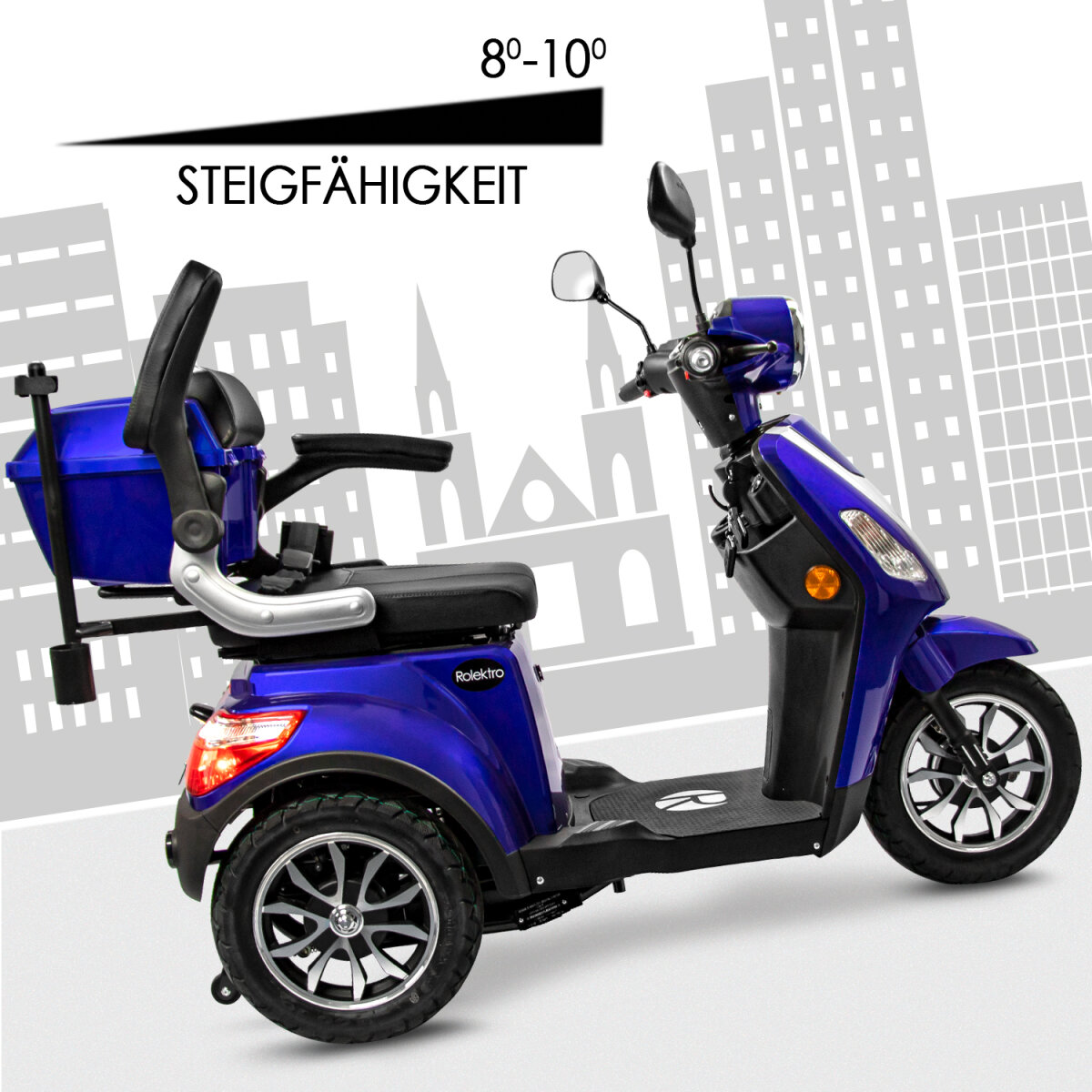 E-Trike 25 V.2 Blei-Gel, Schwarz, 25 km/h, 2.293,00 €