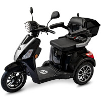 E-Trike 25 V.2 Blei-Gel, 25 km/h EEC Schwarz