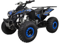 S-10 Kinder Quad ATV Semiautomatik + RG, 125cm³ Blau