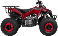 S-10 Kinder Quad ATV Semiautomatik + RG, 125cm³ Rot Metallic