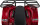 S-10 Kinder Quad ATV Semiautomatik + RG, 125cm³ Rot Metallic