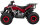 S-10 Kinder Quad ATV Semiautomatik + RG, 125cm³ Rot Metallic