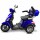 E-Trike 25 V3 30AH Lithium Akku 1000 Watt EEC Blau