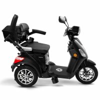 E-Trike 25 V3 30AH Lithium Akku 1000 Watt EEC Schwarz