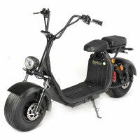 COCO II PLUS 2KW 60V EEC 45 km/h Schwarz-Litium Ionen 40AH