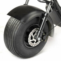 COCO II PLUS 2KW 60V EEC 45 km/h Schwarz-Litium Ionen 40AH