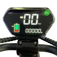 COCO II PLUS 2KW 60V EEC 45 km/h Schwarz-Litium Ionen 40AH